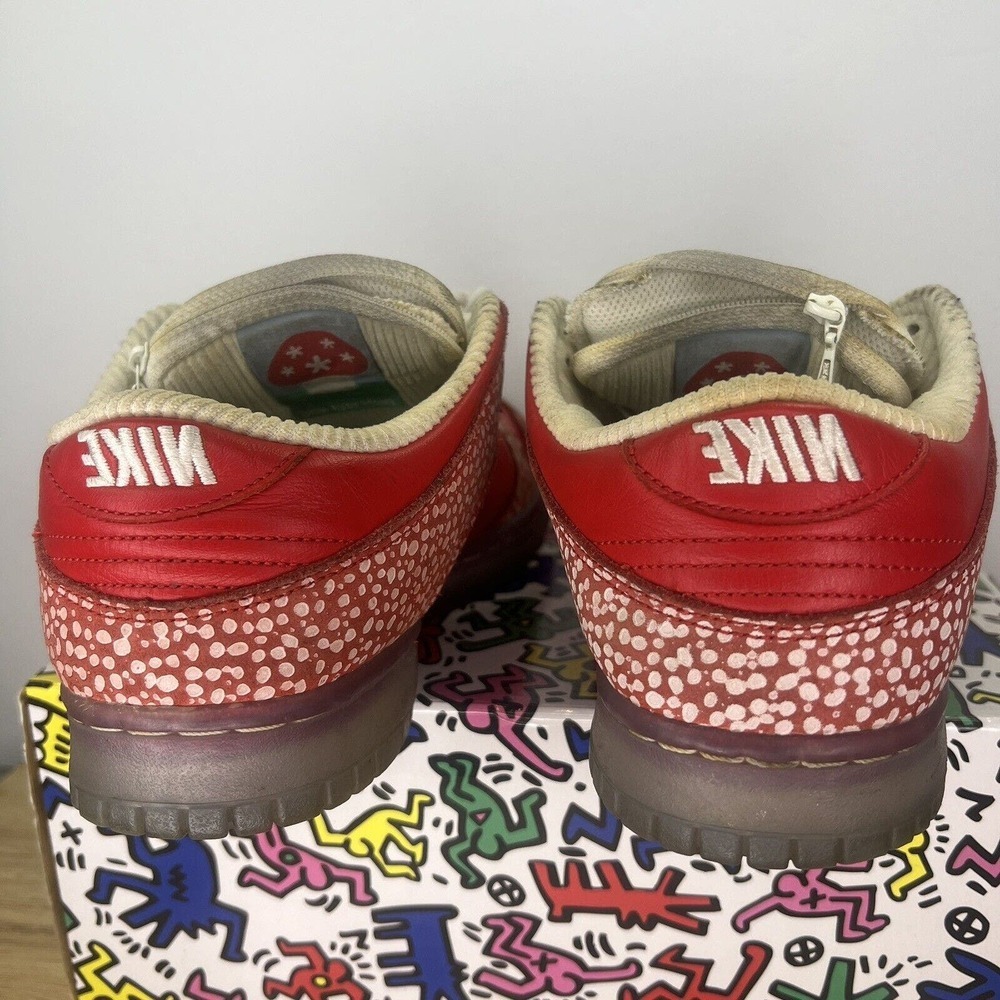 Nike SB Dunk Low Stingwater Magic Mushroom Men’s Size 8 DH7650-600 OG Retro Red - Picture 13 of 16
